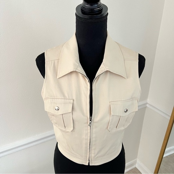 Vintage Bebe Cropped Vest - Picture 8 of 8